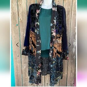 Adore NWOTs Velvet Burnout Cardigan